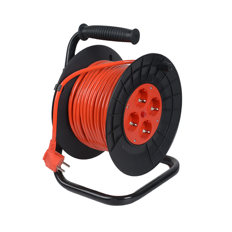 German retractable wind and rainproof cable reel